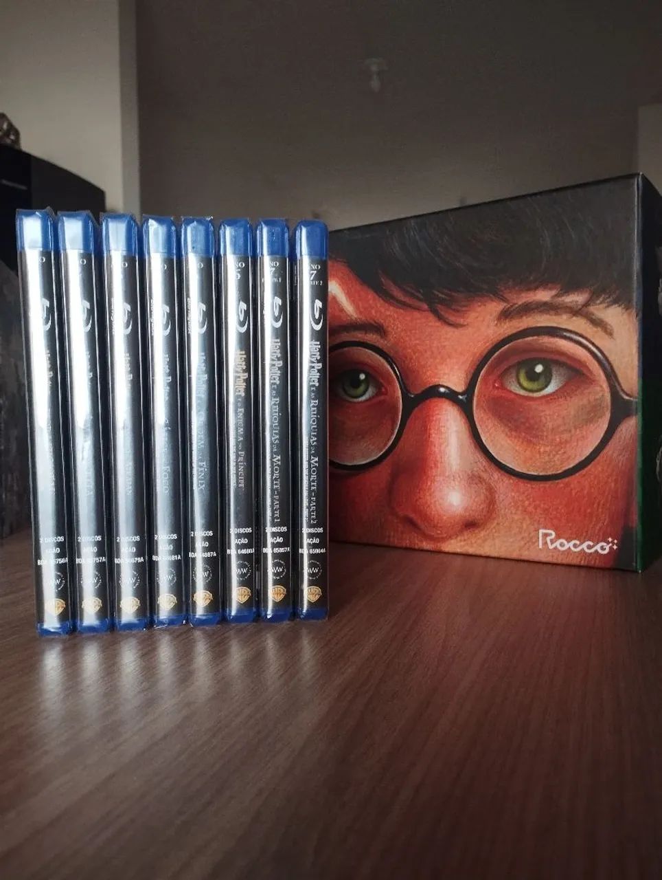 Harry Potter - saga completa com blu-rays duplos