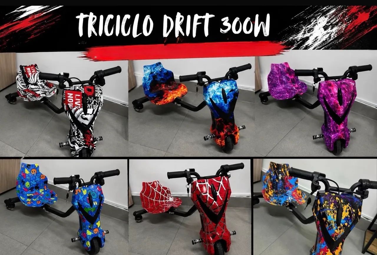 Triciclo Elétrico Drift 300W