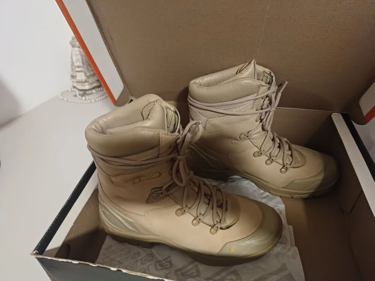 BOTA TÁTICA CAQUI GOGOWEAR  - Foto 2