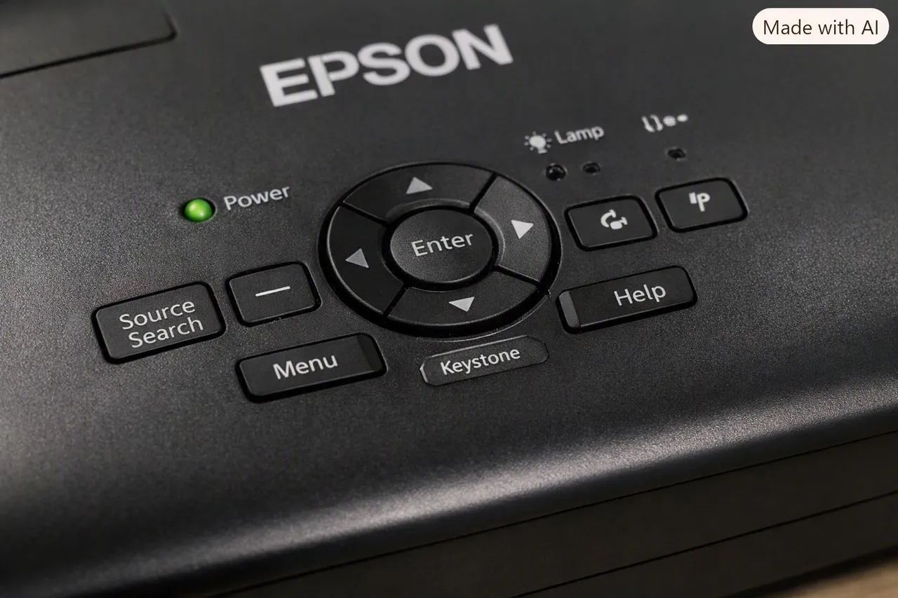 Projetor Epson Powerlite S10+ Usado com controle.  - Foto 2