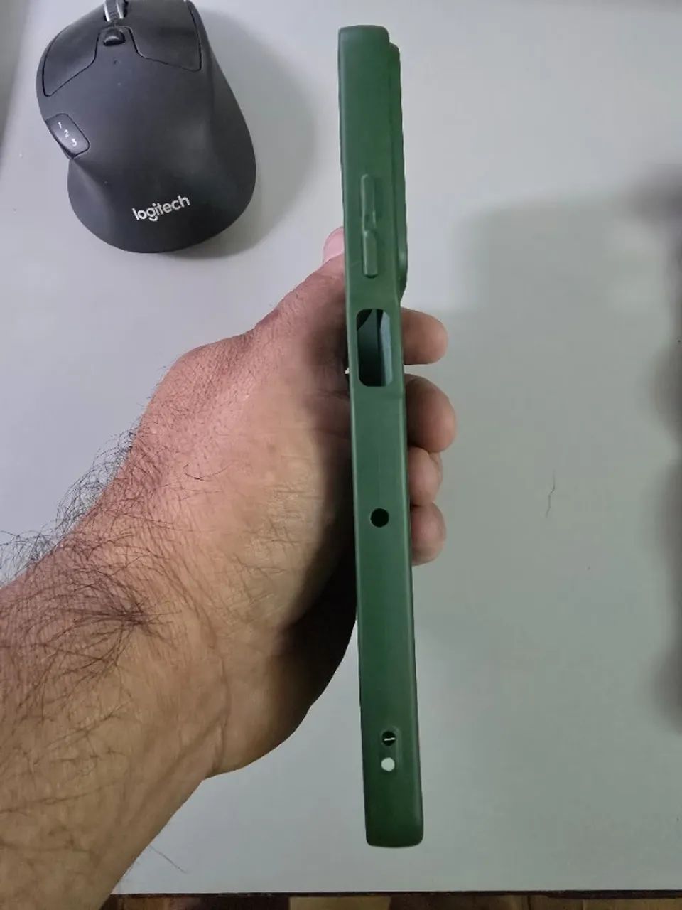 Capa Silicone Veludo Moto G75 - Foto 2