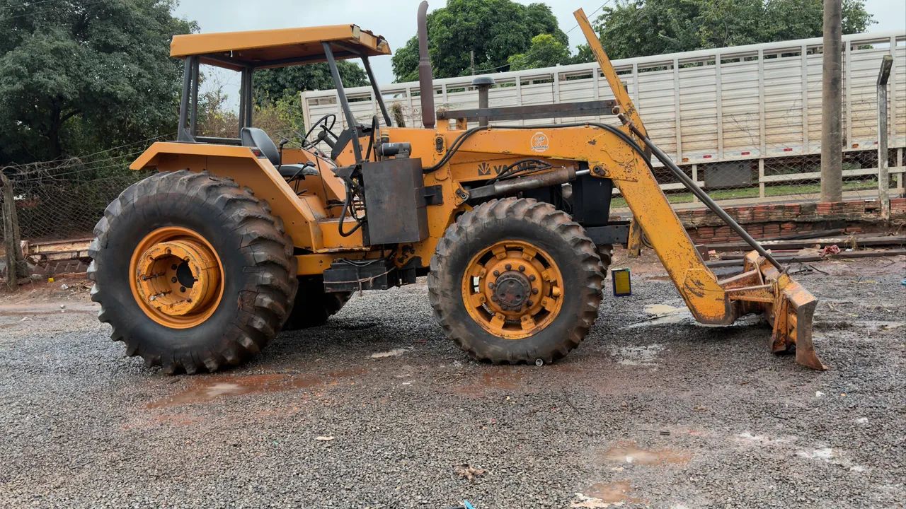 Trator valmet 1280 com lâmina 