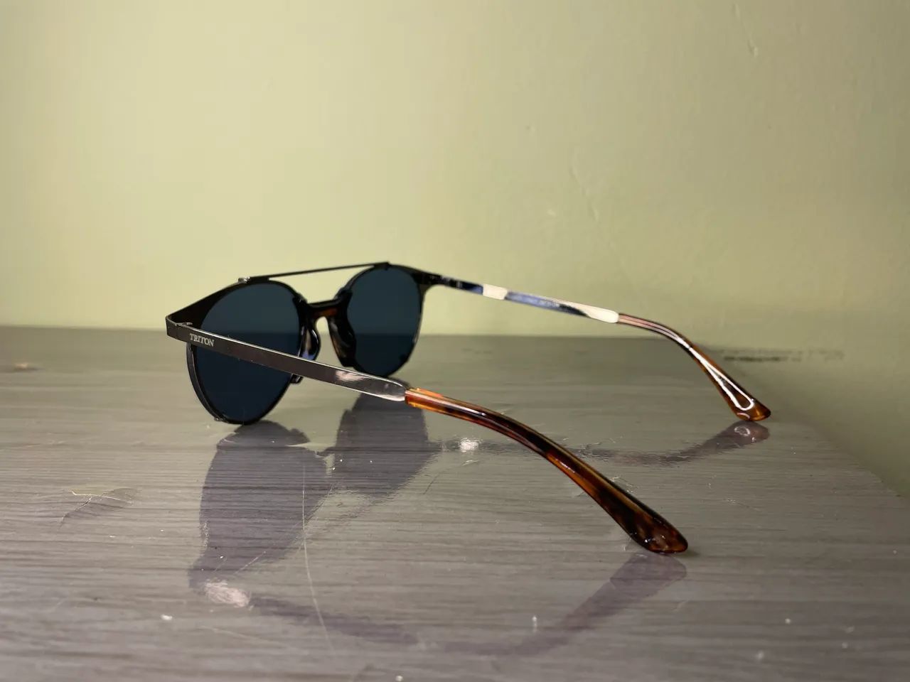 óculos de sol triton com lentes azuis - Foto 5