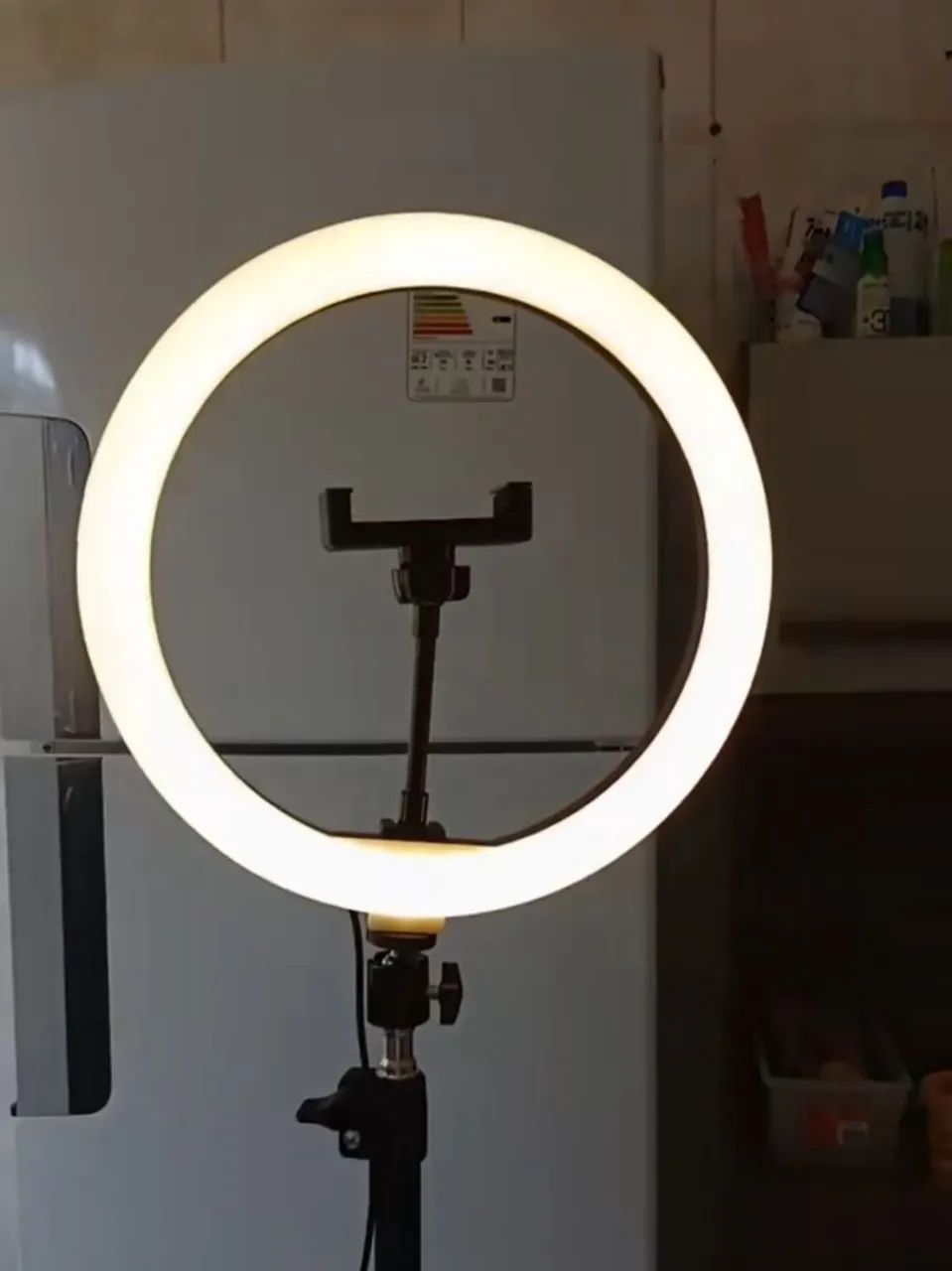 Ring Light iluminador 10 polegadas com tripé  - Foto 3
