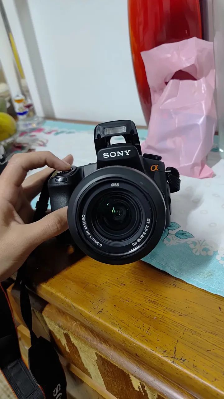 Camera profissional sony a350 impecável - Foto 4