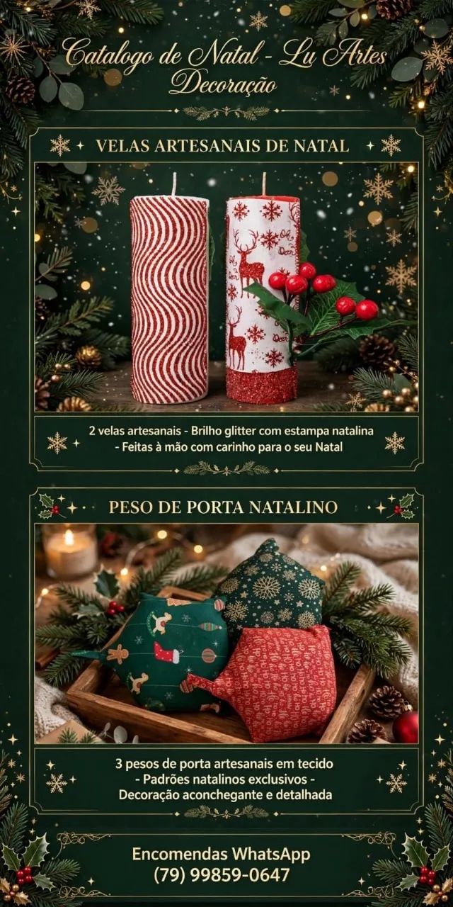 velas natalinas