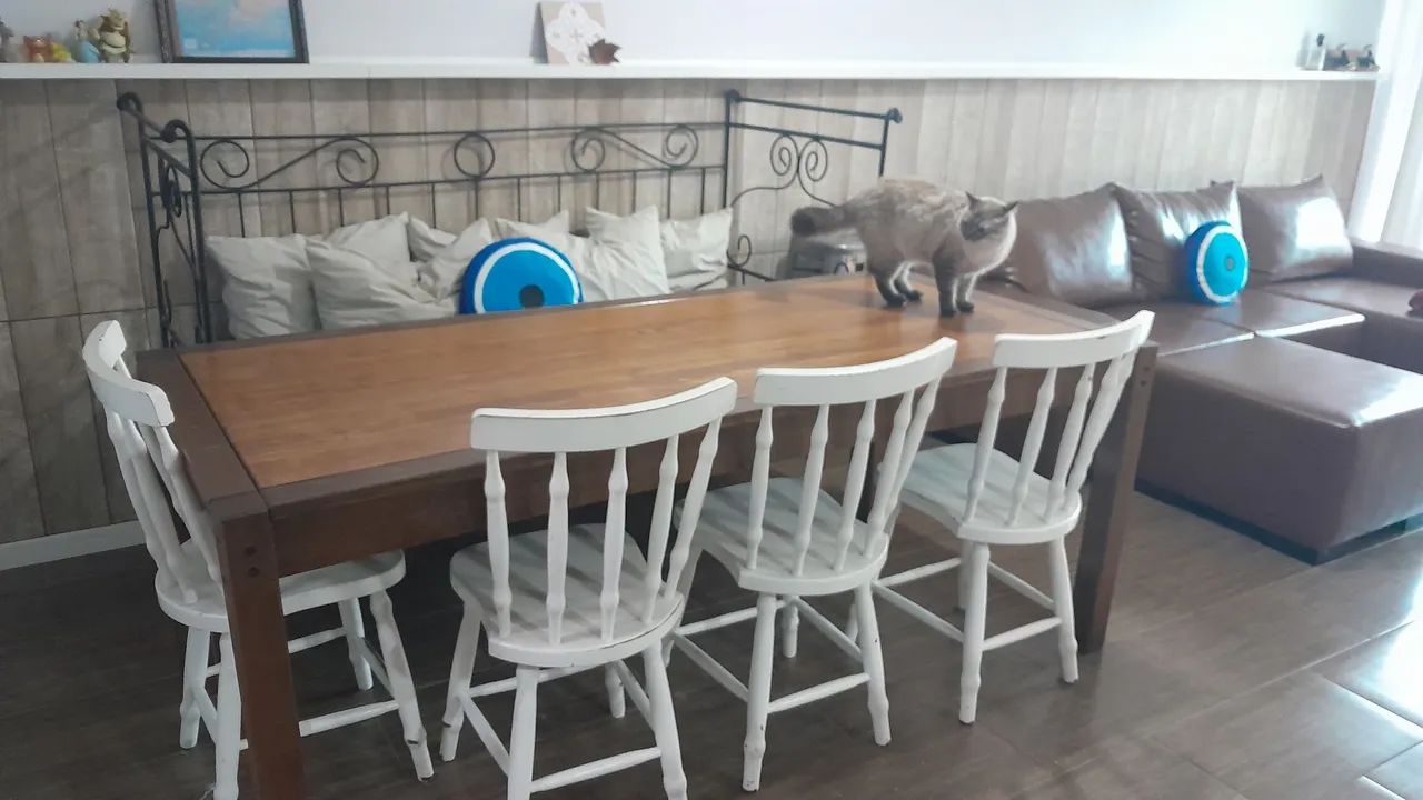 Mesa madeira 200x90 - Foto 2
