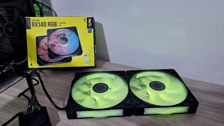 Fans Corsair RX140 RGB sem Controladora 2 unidades - Foto 5