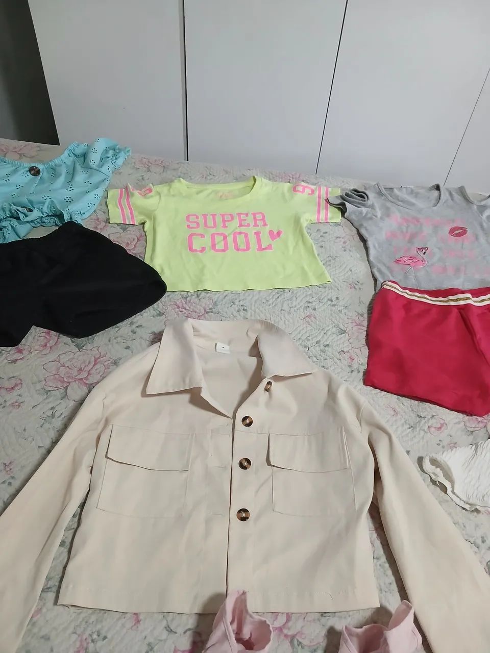 Lote de roupas meninas  numeração 8 - Foto 3