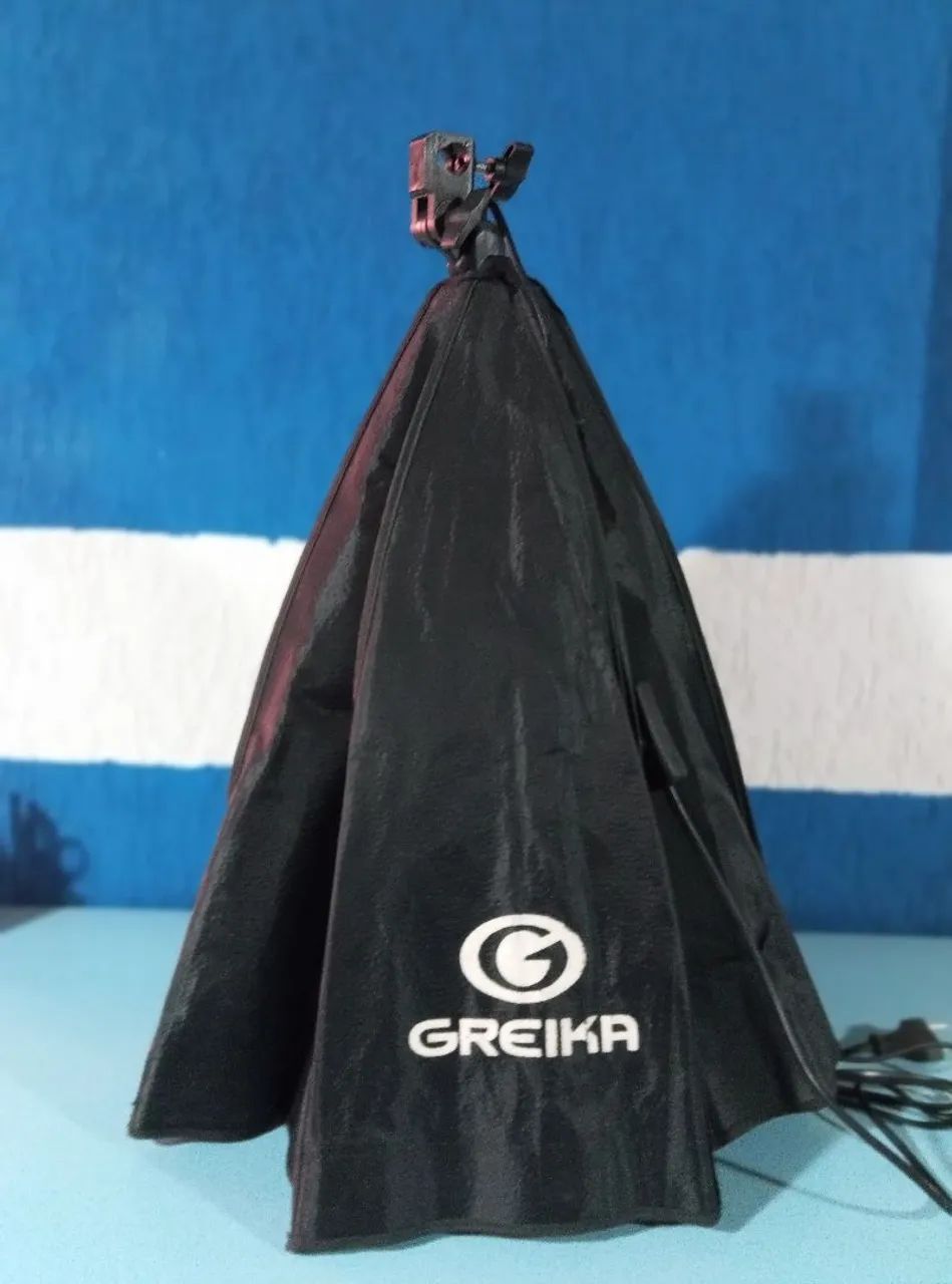 Octabox greika, acompanha lâmpada e tripé  - Foto 2