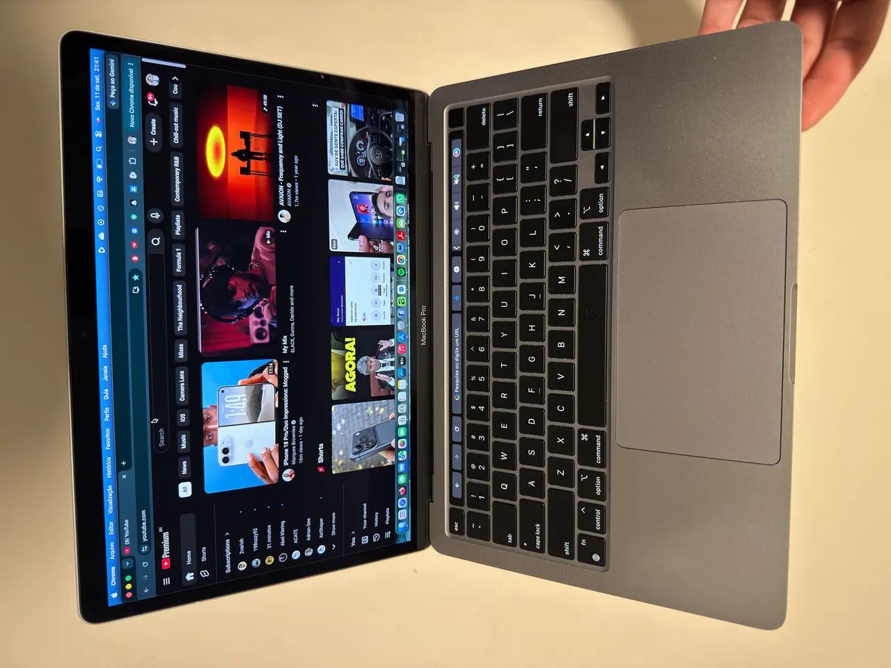 MacBook Pro M1｜8GB｜256GB Macbook Pro M1 8GB ram 256GB SSD 13 pol. - Notebooks - Coqueiros