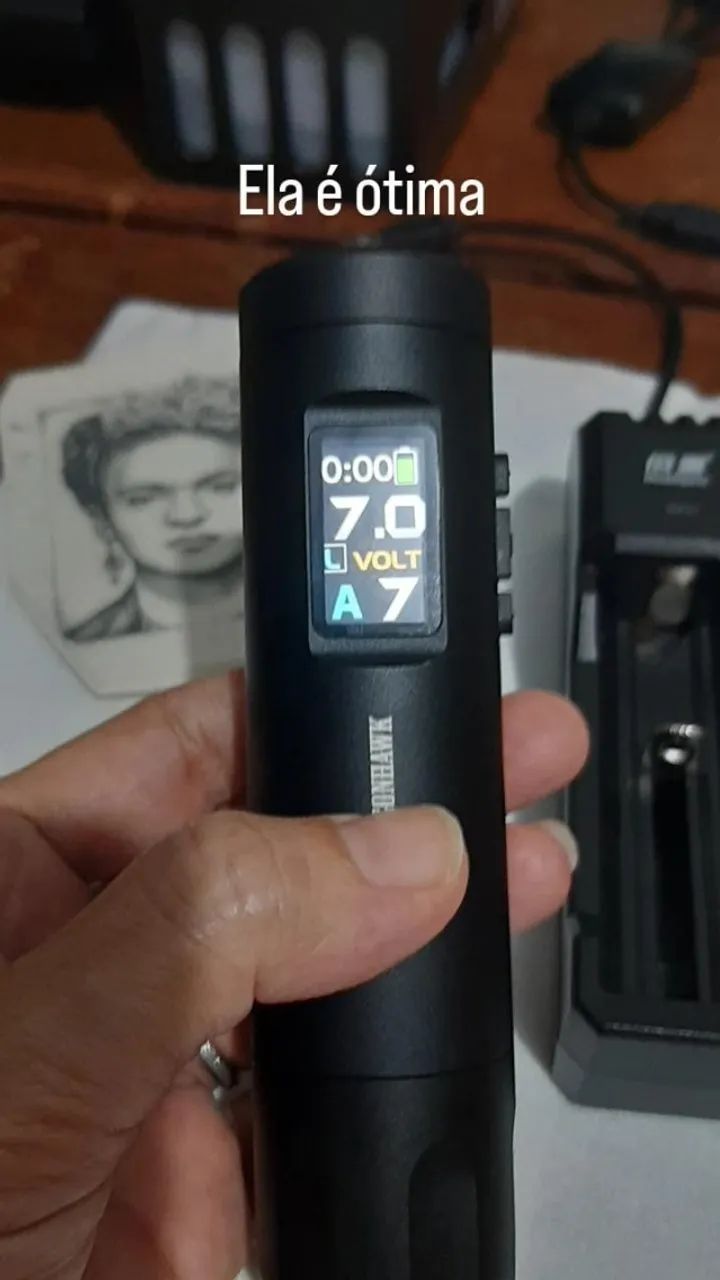 Máquina Pen para tatuagens fine line - Foto 2