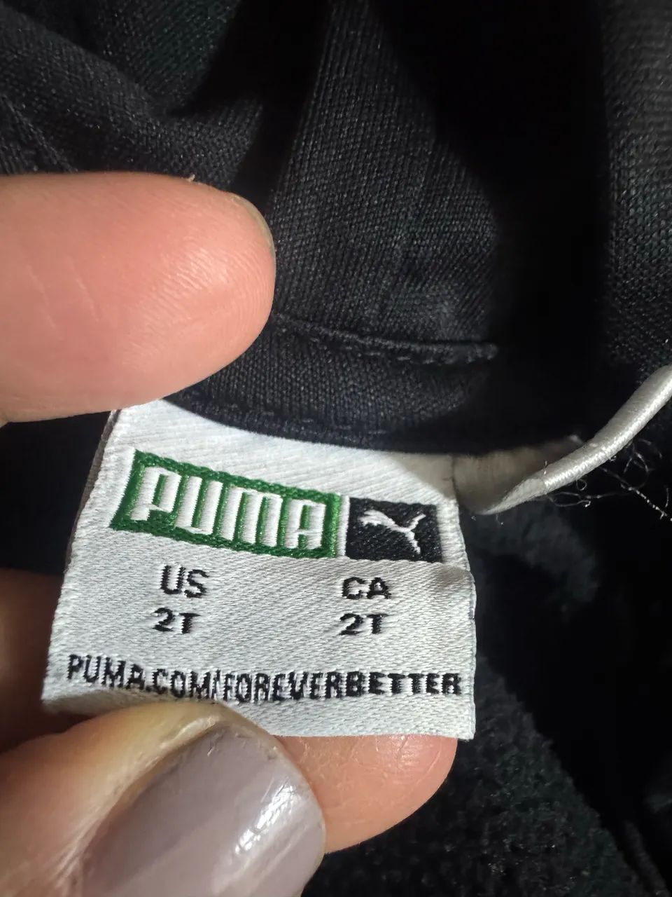Conjunto puma infantil tamanho tamanho 2 original  - Foto 2