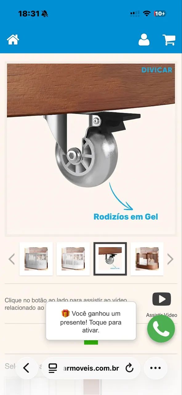 Berço 2 em 1  - Foto 2