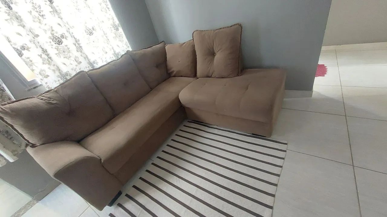 SOFÁ MODULAR 4 LUGARES - USADO - Foto 4