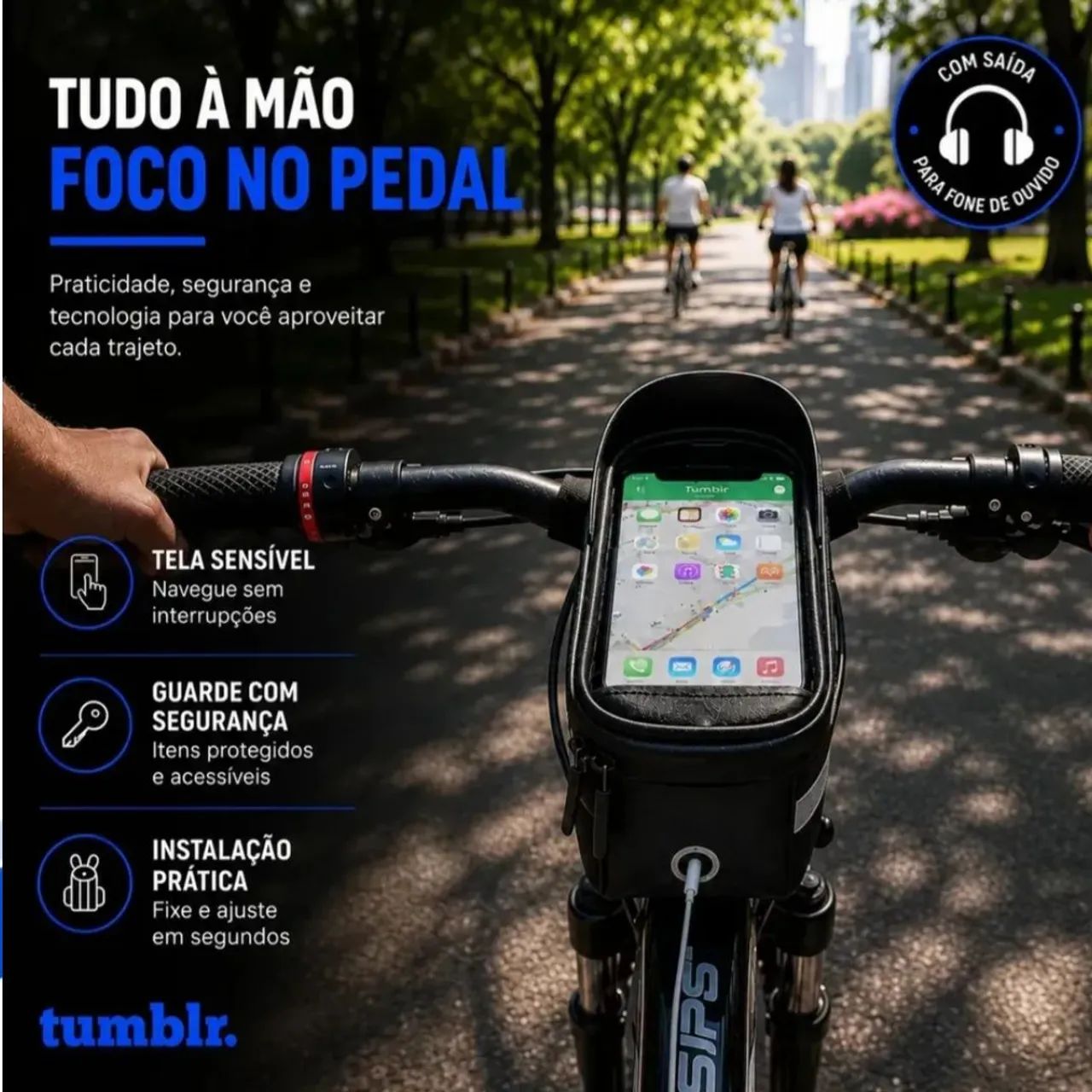 Bolsa p/ Bike Porta Celular & outros Objetos - Foto 5