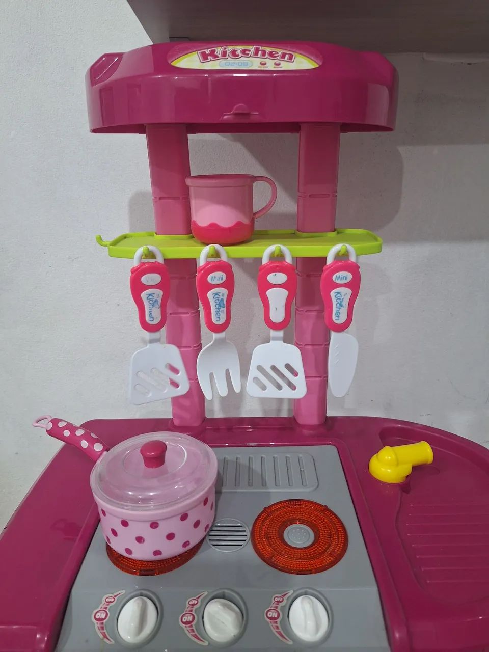 Fogão de brinquedo com luz e som cozinha infantil  - Foto 3