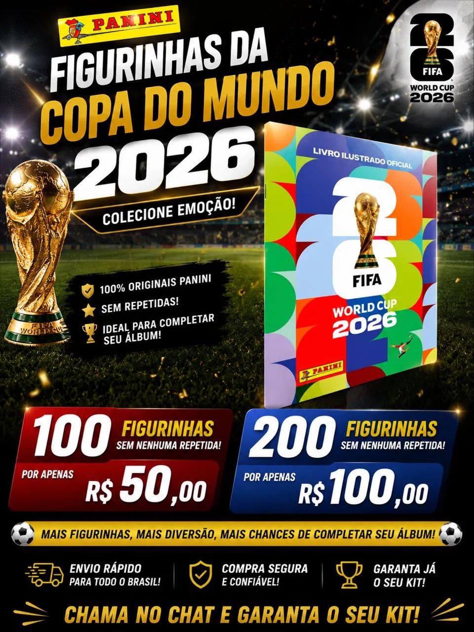 Super promoção de figurinhas 
