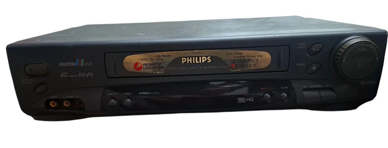 Vídeo Cassete Philips 6 cabeças