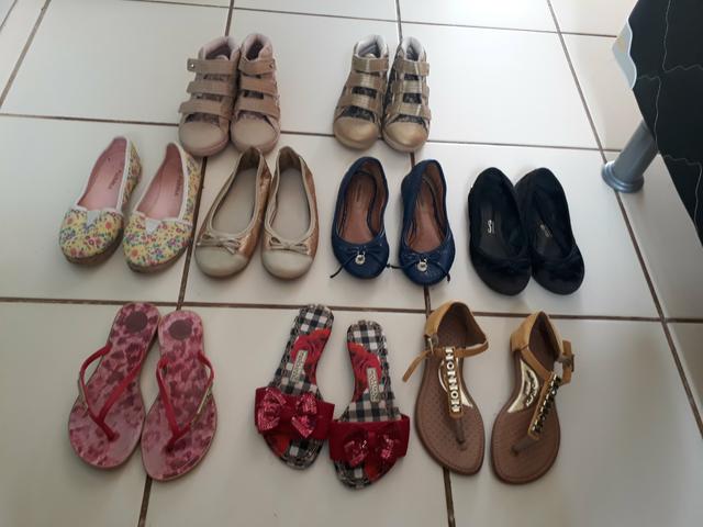 9 pares de sapatos n 27 28 por 50,00