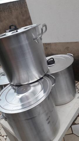 Caldeirão de alumínio pra restaurantes - Foto 5