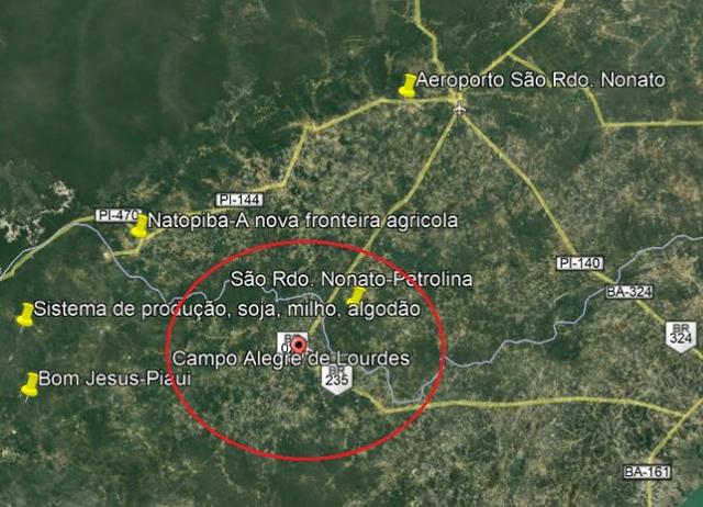 Fazenda, Campo Alegre de Lourdes / BA, 5 a 25 Mil Hectares - R$ 800 Reais Por Hectare