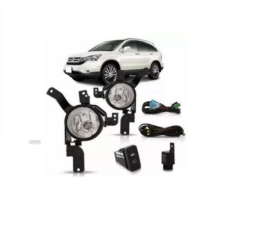 Kit Farol Milha Auxiliar Neblina Honda Crv 2007 2008 2009