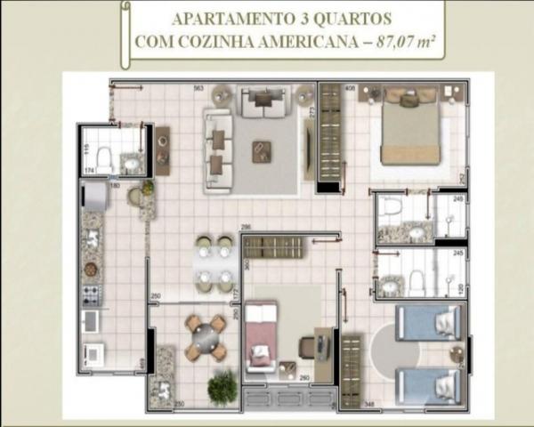 Venda apartamento edifício solar campinas em goiânia on line 62. 999.459.921 - Foto 2
