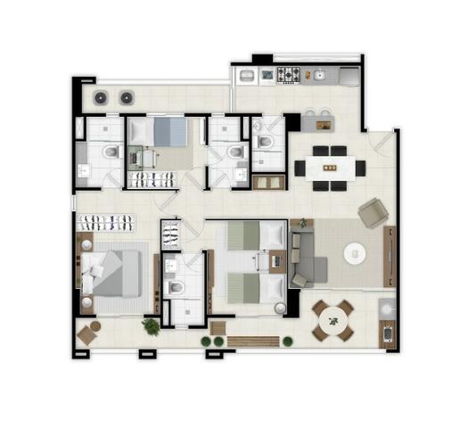 AP0583 Jonas Cardos Residence, apartamento no Cocó, 3 quartos, 2 vagas, Bairro Cocó - Foto 3