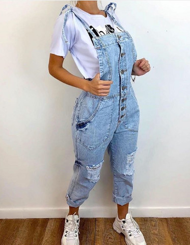 Jardineira jeans - TAM.:38