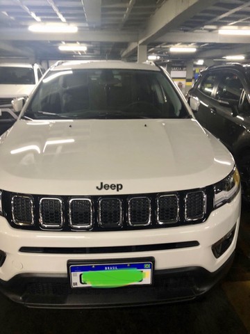 JEEP COMPASS LONGITUDE 19/19 BRANCO, BAIXA KM