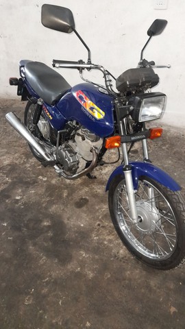 HONDA TITAN 125 95 AZUL IMPECÁVEL