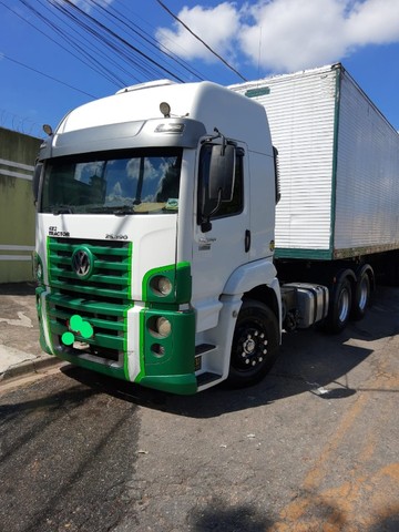 VW.25.390 ANO 21/13 COMPLETO MOTOR NOVO, REVISADO COM CARRETA BAÚ ANO 2000 30 PALETES