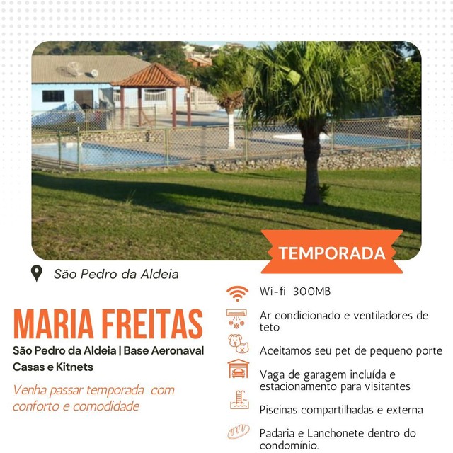 Kitnets,Casa de 1 quarto e 2 quartos mobiladas Condomínio fechado
