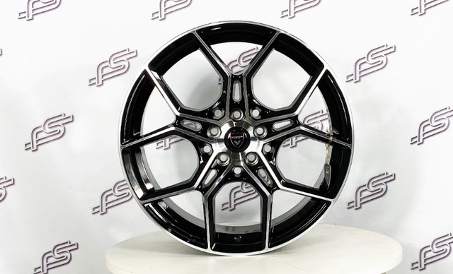 Rodas Vittoria Turim Preto Diamantado 5x112 - 19x8,5 e 19x9,5