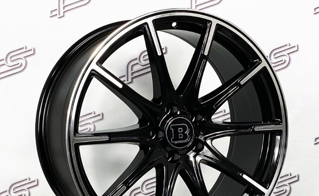 Rodas Mercedes Brabus Preto Brilhante 5x112 - 20x8,5 e 20x9,5 - Foto 4