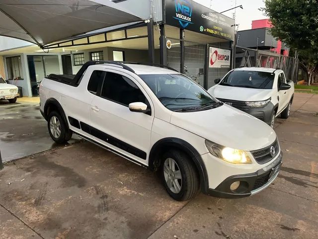 VW - Volkswagen Saveiro Cross 1.6 C.E. Branca 2012 - Campo Grande