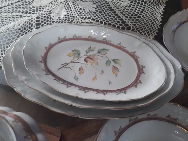 Jogo de Louca Antiga 1967 com filetes em dourado - Foto 6