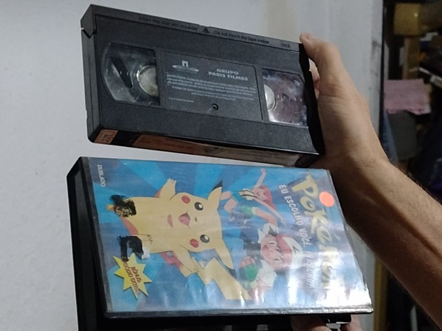 fita VHS Pokémon - Eu Escolho Você, Pikachu! (dublado)