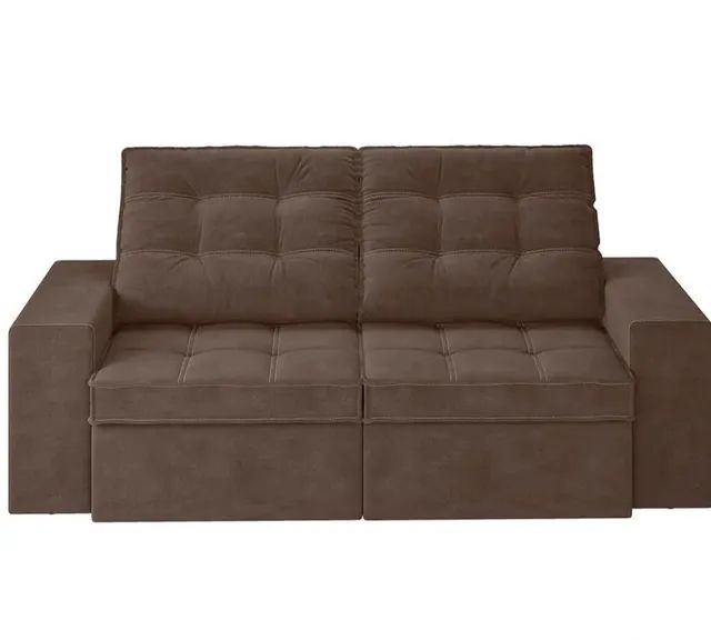 Sofá 3 Lugares Retrátil e Reclinável 191cm de Largura Móveis