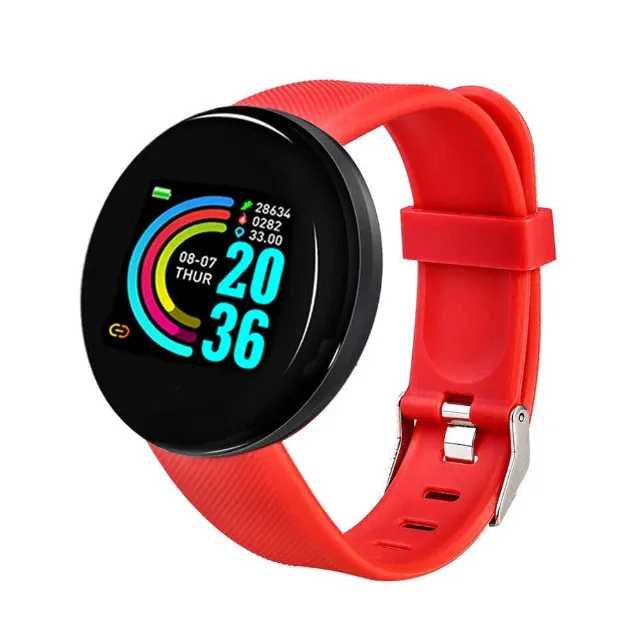 Relógio Smartwatch Redondo D18 Whats E Face - Android / Ios