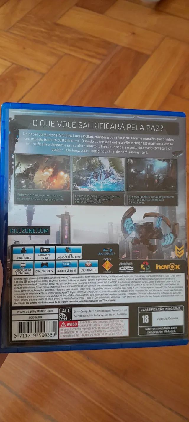 Killzone Shadow Fall - PS4 (SEMI-NOVO)