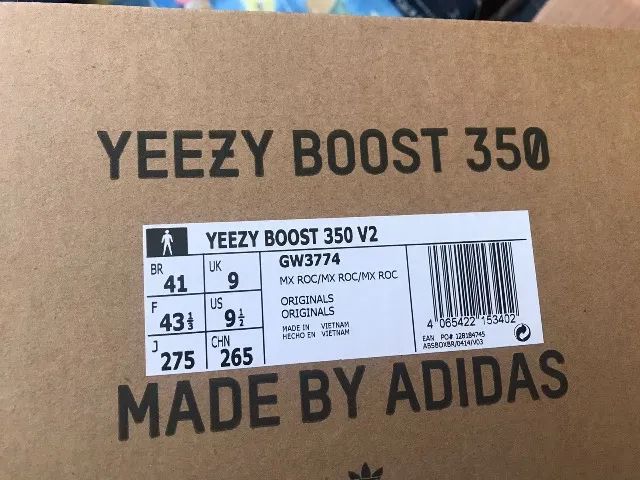 Yeezy caixa sales