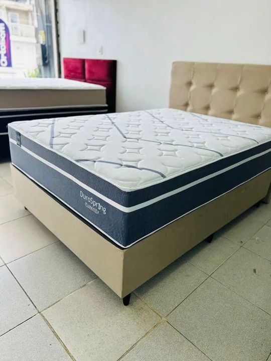 CAMA DE CASAL DURO SPRING MOLAS ENSACADAS 