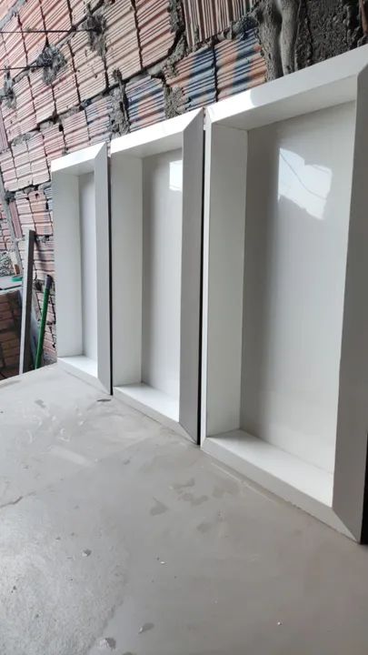 Nichos de porcelanato borda diamante 