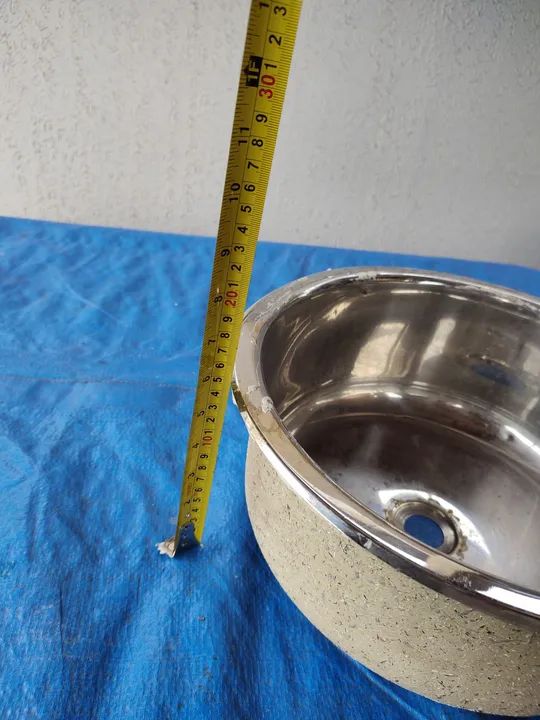 Cuba inox para lavatório  - Foto 3