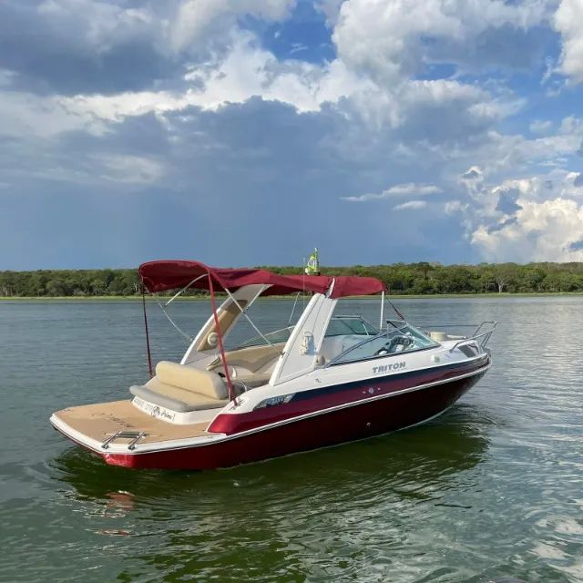 Lancha Triton 240 Cabinada (24Pés) 2014 Ñ Focker, Ventura, Phanton, Nx - Oportunidade - Foto 4