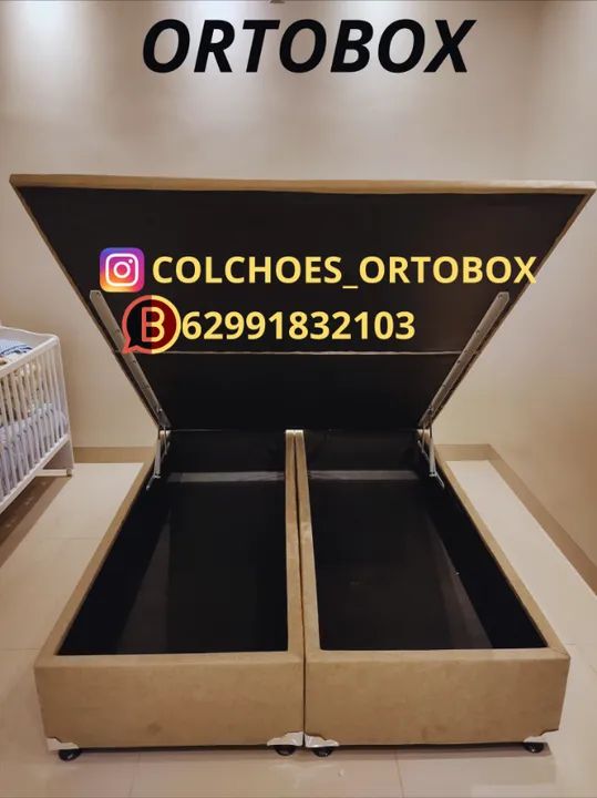 Cama Box Baú Super king blindado - Foto 4