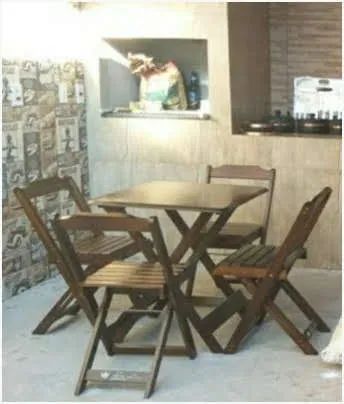 Cjtos de Mesa Dobrável Fábricacão Própria  - Foto 2