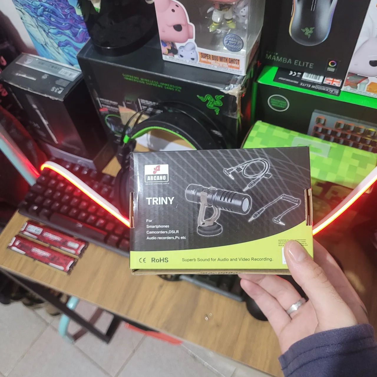 Microfone lapela arcano novo - Foto 2